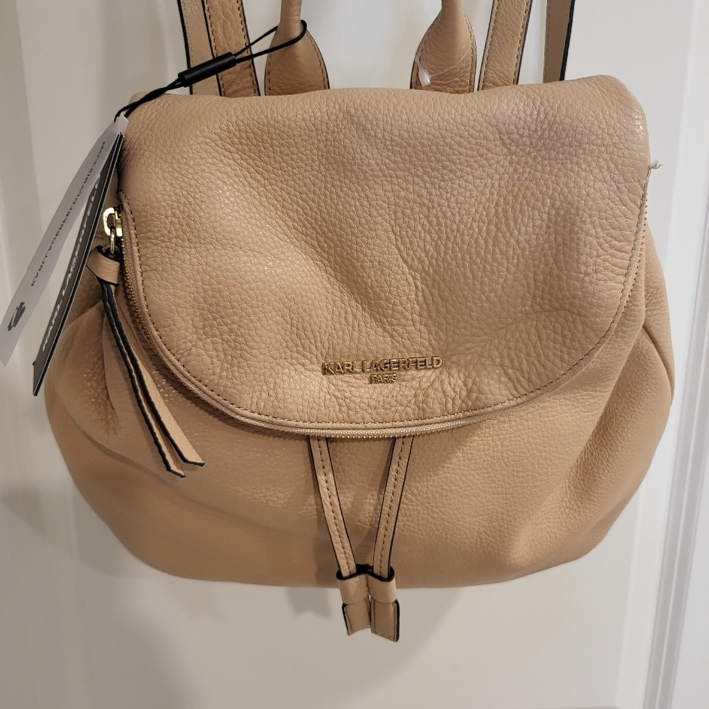 Karl Lagerfeld🥳🥳HOST PICK🥳🥳 leather backpack NWT
